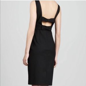 EUC Black Kate Spade Joyann Dress with Double Bow Back